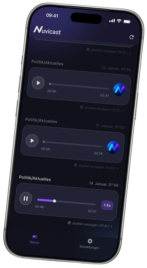 Nuvicast App Mockup